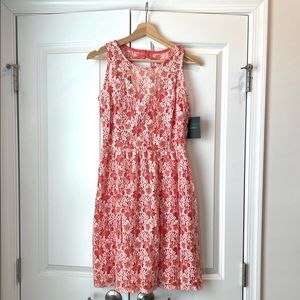 Coral Lace Dress
